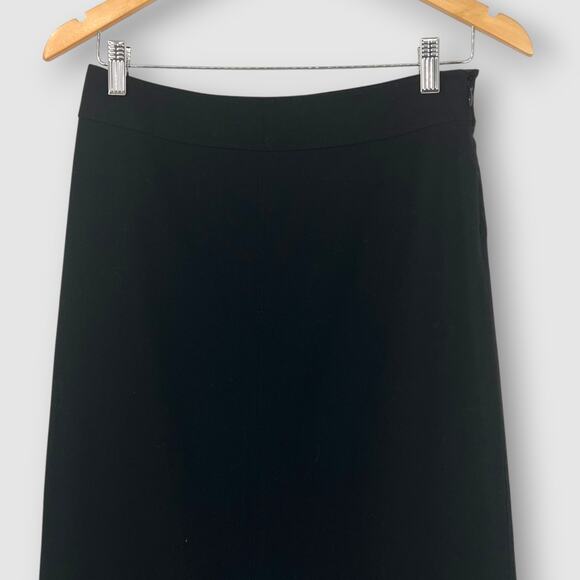 Y2k Vintage Old Navy Classic Black Midi Skirt Women’s Size 1 - Picture 6 of 6